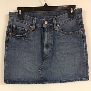 Levi denim mini skirt